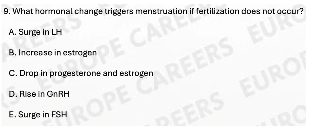 Pre-med preparation 9